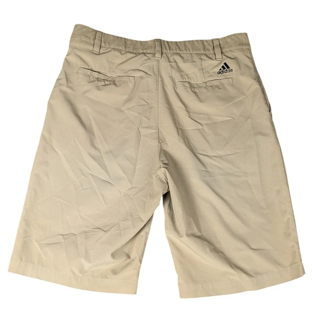 Adidas Mens Golf Shorts Khaki Tan‎ Performance Activewear RN88387 32